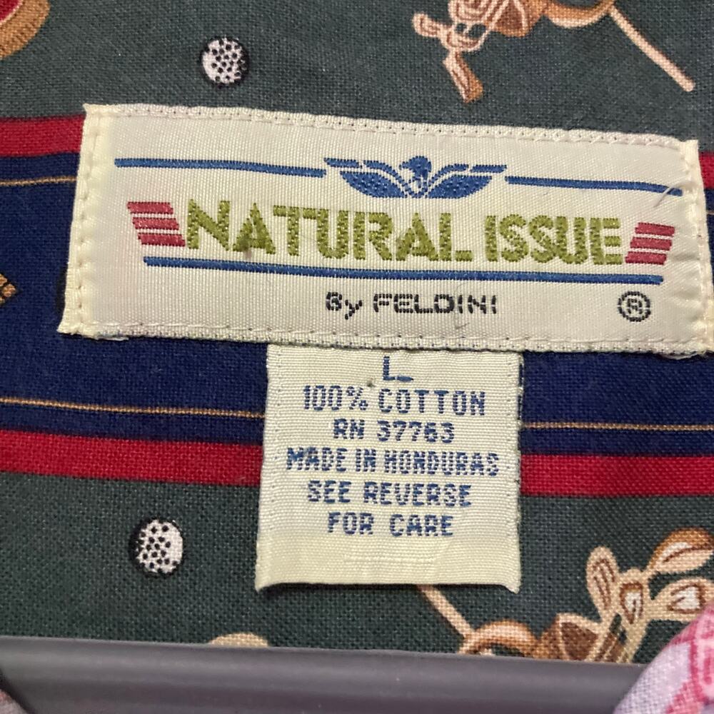 Golf Patterned Button Down NWT - image 4